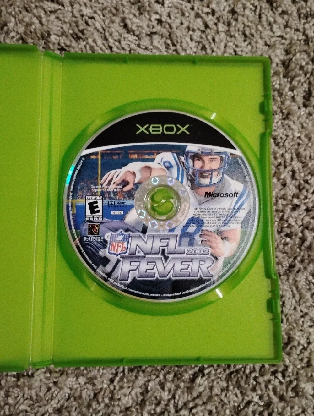 NFL Fever 2002 (Original Xbox) - Disc & Case